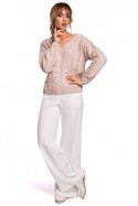 Sweter Damski Model MOE510 Powder Pink - Moe Moe