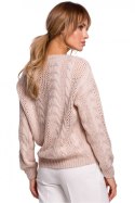 Sweter Damski Model MOE510 Powder Pink - Moe Moe