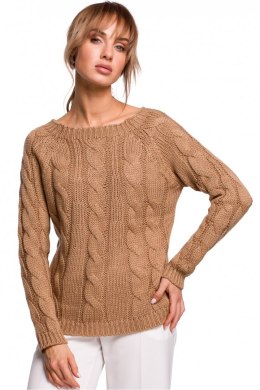 Sweter Damski Model MOE511 Beige - Moe Moe