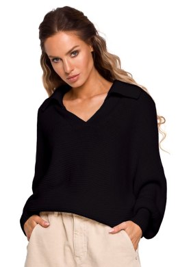 Sweter Damski Model MOE687 Black - Moe Moe