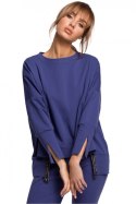 Bluza Damska Model MOE491 Indygo - Moe Moe