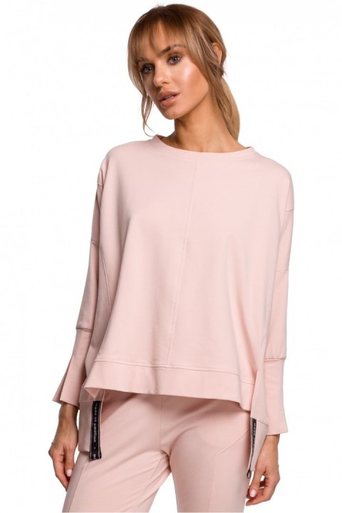 Bluza Damska Model MOE491 Pink - Moe Moe