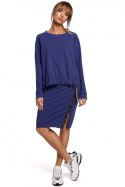 Bluza Damska Model MOE492 Indygo - Moe Moe