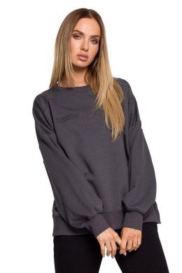 Bluza Damska Model MOE613 Stal - Moe Moe