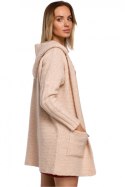 Sweter Kardigan Model MOE556 Beige - Moe Hurtownia odzieży on-line, moda damska, bielizna i obuwie dla kobiet - Matterhorn.pl Moe