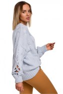 Sweter Damski Model MOE539 Sky Blue - Moe Moe