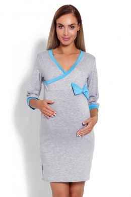 Koszulka nocna Koszula Nocna Ciążowa Model 1681 Grey - PeeKaBoo PeeKaBoo