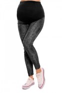 Legginsy Ciążowe Model 1684 Black - PeeKaBoo PeeKaBoo