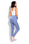 Legginsy Ciążowe Model 1684 Blue - PeeKaBoo PeeKaBoo