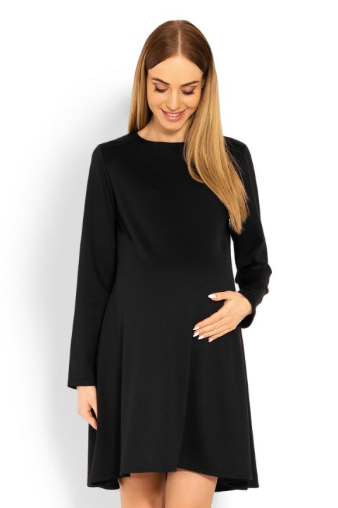 Sukienka Ciążowa Model 1359C Black - PeeKaBoo PeeKaBoo