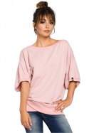 Bluza Damska Model B048 Powder Pink - BeWear BeWear