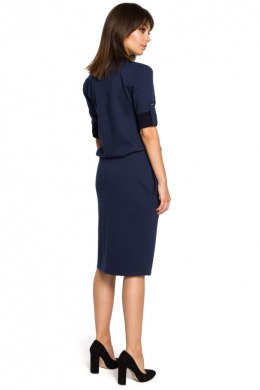 Sukienka Model B056 Navy - BeWear BeWear