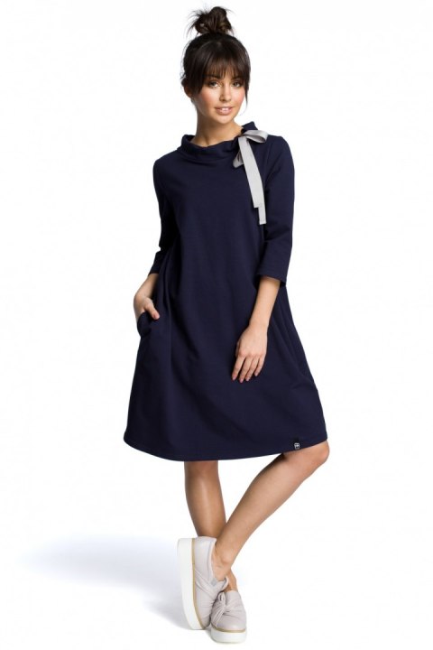 Sukienka Model B070 Navy - BeWear Hurtownia odzieży on-line, moda damska, bielizna i obuwie dla kobiet - Matterhorn.pl BeWear