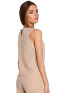 Bluzka Model S257 Beige - Stylove Stylove