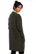 Sweter Kardigan Model BK034 Green - BE Knit BE Knit