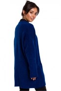 Sweter Kardigan Model BK034 Szafir - BE Knit BE Knit