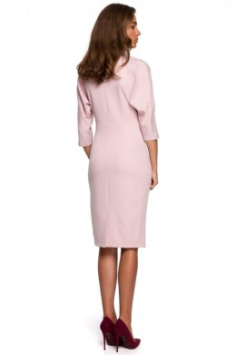 Sukienka Model S242 Powder Pink - Stylove Stylove