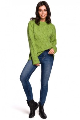 Sweter Damski Model BK038 Green - BE Knit BE Knit