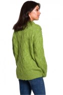 Sweter Damski Model BK038 Green - BE Knit BE Knit