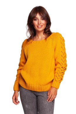 Sweter Damski Model BK090 Honey - BE Knit BE Knit