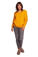 Sweter Damski Model BK090 Honey - BE Knit BE Knit