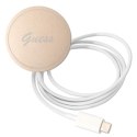 Guess Bundle Pack MagSafe 4G - Zestaw etui + ładowarka MagSafe iPhone 14 (czarny/złoty)