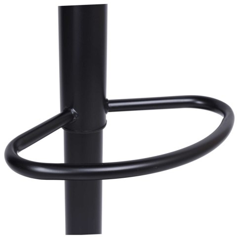 Krzesło barowe GORDON BLACK aksamitne grafitowe