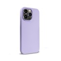 Crong Color Cover Magnetic - Etui iPhone 14 Pro MagSafe (fioletowy)