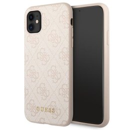 Guess 4G Metal Gold Logo - Etui iPhone 11 (różowy)