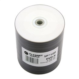 PLATINET DVD-R 4,7GB 16X FF WHITE INKJET PRINTABLE PRO SP*100 [41012]