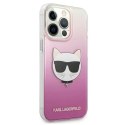 Karl Lagerfeld Choupette Head - Etui iPhone 13 Pro Max (różowy)