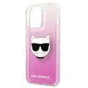 Karl Lagerfeld Choupette Head - Etui iPhone 13 Pro Max (różowy)