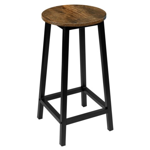 Krzesło barowe metalowe FLINT RUSTIC loft