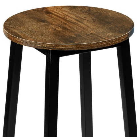 Krzesło barowe metalowe FLINT RUSTIC loft