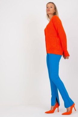 Sweter Kardigan Model LC-SW-0321.06X Orange - Rue Paris Rue Paris