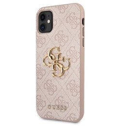 Guess 4G Big Metal Logo - Etui iPhone 11 (różowy)