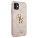 Guess 4G Big Metal Logo - Etui iPhone 11 (różowy)