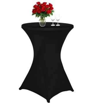 Pokrowiec stolika koktajlowego 80 cm czarny