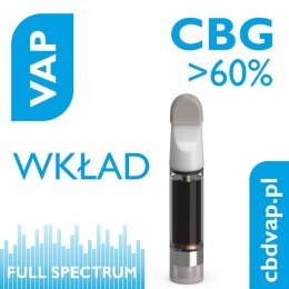 Aerozolowy wkład do aromaterapii z CBG 60% pojemność 1ml