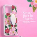 Rifle Paper Clear MagSafe - Etui iPhone 14 Pro Max zdobione złotem (Rose Garden)