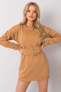 Sukienka Model RV-SK-6179.09 Camel - Rue Paris Rue Paris