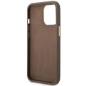 Guess 4G Metal Camera Outline Case - Etui iPhone 14 Pro (Brązowy)