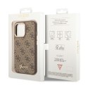 Guess 4G Metal Camera Outline Case - Etui iPhone 14 Pro (Brązowy)