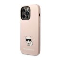 Karl Lagerfeld Choupette Body - Etui iPhone 14 Pro (jasnoróżowy)