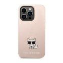 Karl Lagerfeld Choupette Body - Etui iPhone 14 Pro (jasnoróżowy)