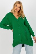 Sweter Kardigan Model LC-SW-8042.12X Green - Rue Paris Rue Paris