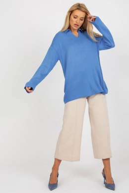 Sweter Damski Model LC-SW-2261.00P Blue - Rue Paris Rue Paris