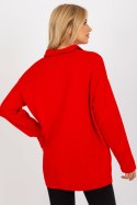 Sweter Damski Model LC-SW-2261.00P Red - Rue Paris Rue Paris