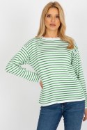 Sweter Damski Model LC-SW-6006.22 White/Green - Rue Paris Rue Paris