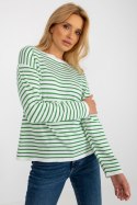 Sweter Damski Model LC-SW-6006.22 White/Green - Rue Paris Rue Paris